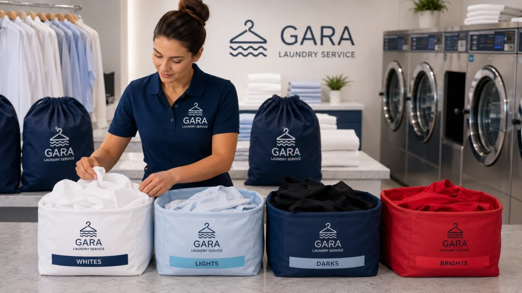 How to sort laundry by color with whites, lights, darks and brights